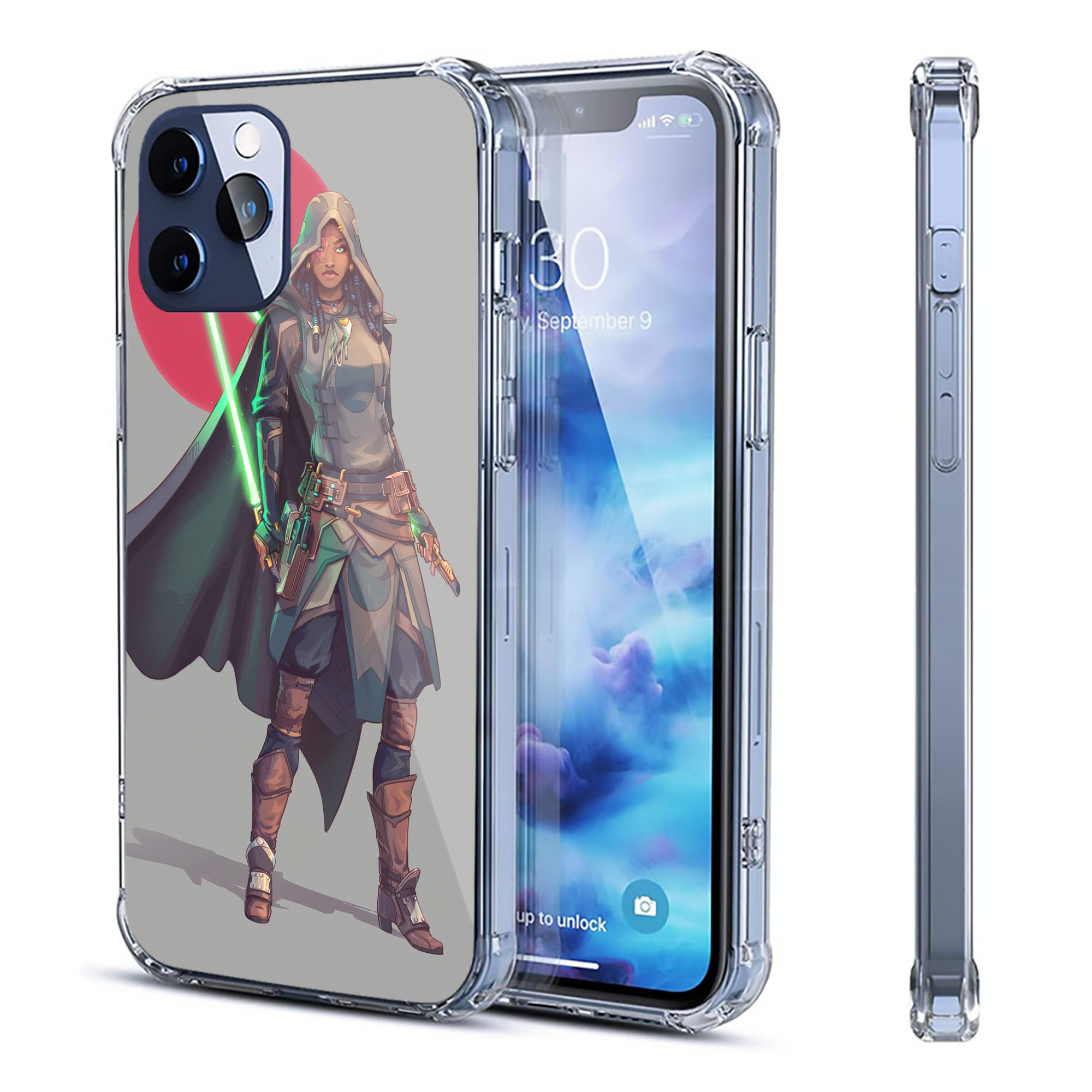 （画像用） スター・ウォーズ Star Wars 【iPhone 12シリーズ対応】透明スマホケース（クリアソフトケース）